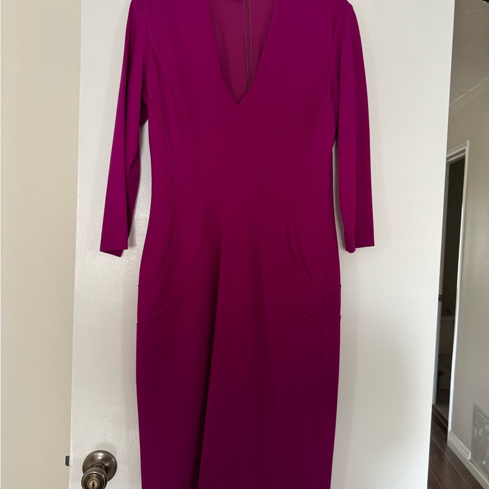 Elegant Magenta Dress